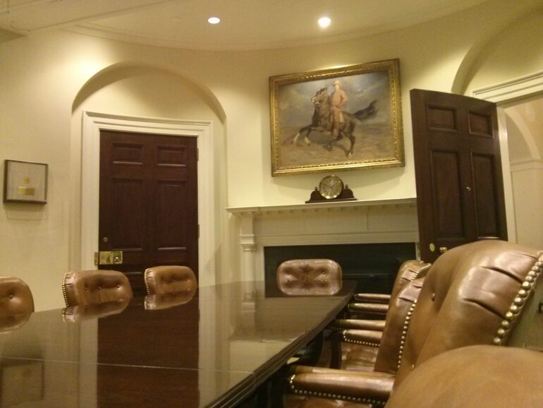 Photo of the Roosevelt Room in the White House