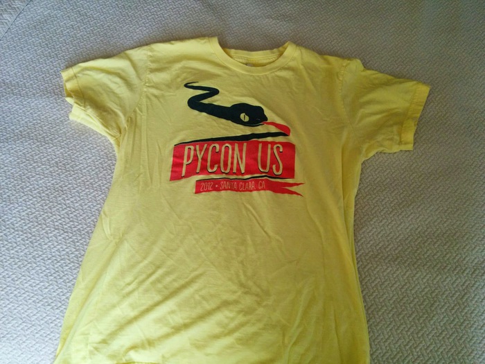 PyCon US 2012 t-shirt